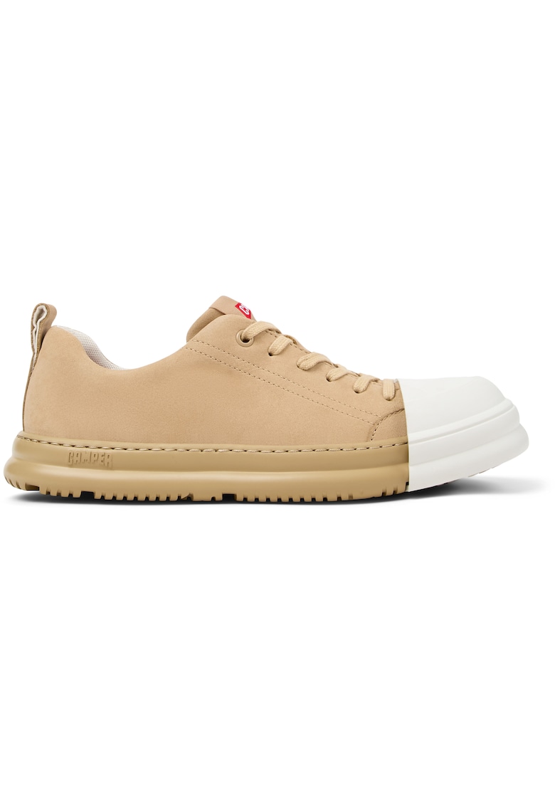 Спортни обувки Junction Runner от набук - Бял/Бежов Camper