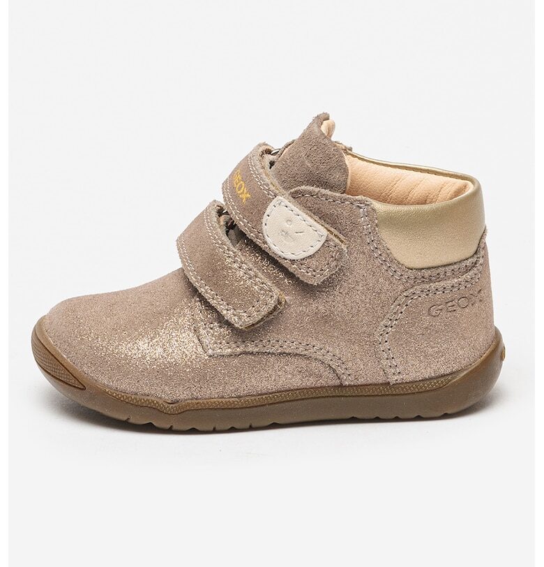 Спортни обувки Macchia с велкро - Златист/Светло кафяво/Тъмнокафяв Geox