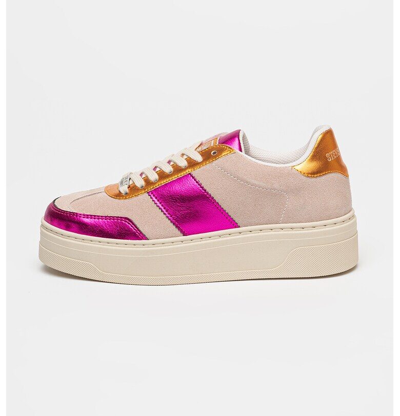Спортни обувки Moxy с платформа - Оранжев/Фуксия/Прашно розово Steve Madden