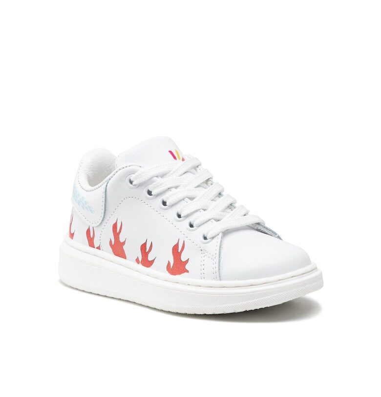 Спортни обувки Omenaa  за момче - Естествена кожа - Бял Foundation