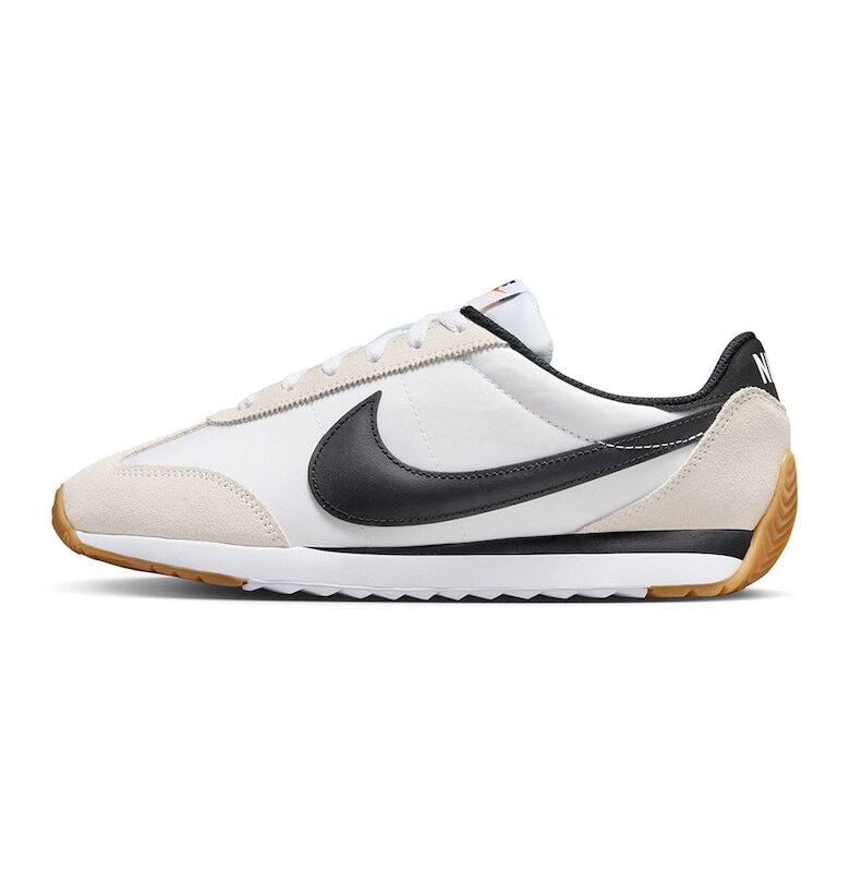 Спортни обувки Pacific с лого и велур - Бял/Черен/Бежов Nike