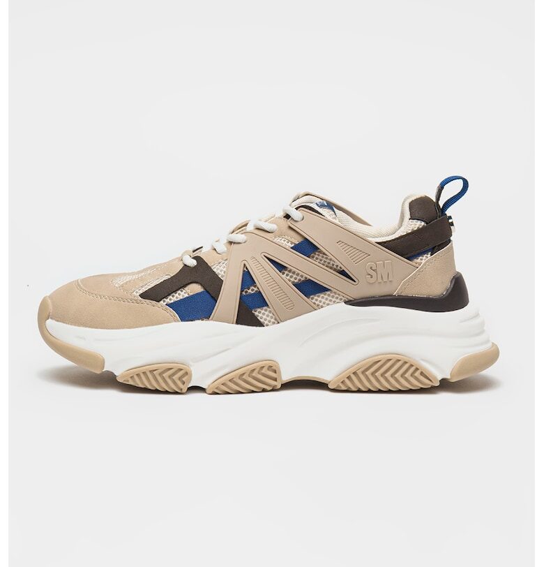 Спортни обувки Peckman с мрежа - Сиво-кафяв/Син Steve Madden