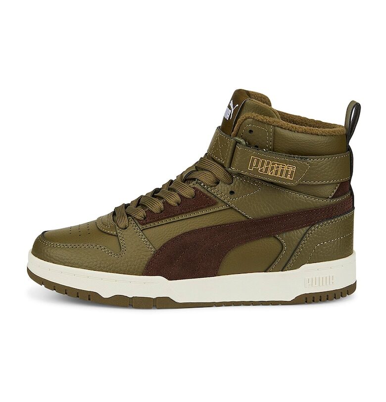 Спортни обувки RBD Game от кожа и еко кожа - Каки Puma