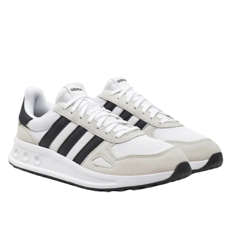 Спортни обувки  RUN 84 IH8612 - естествена кожа - бяло/кремаво adidas