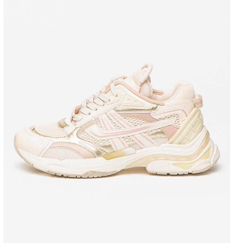 Спортни обувки Race с еко кожа - Златист/Слонова кост/Пастелнорозов ASH