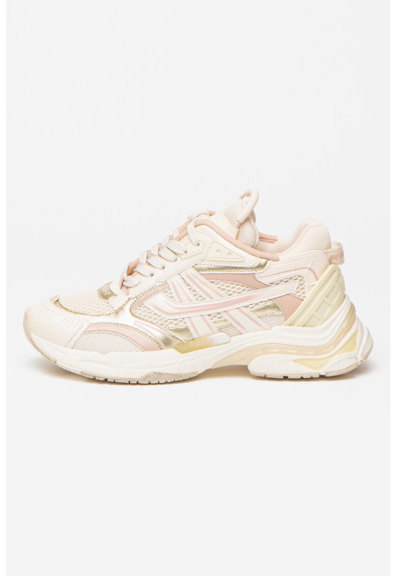 Спортни обувки Race с еко кожа - Златист/Слонова кост/Пастелнорозов ASH