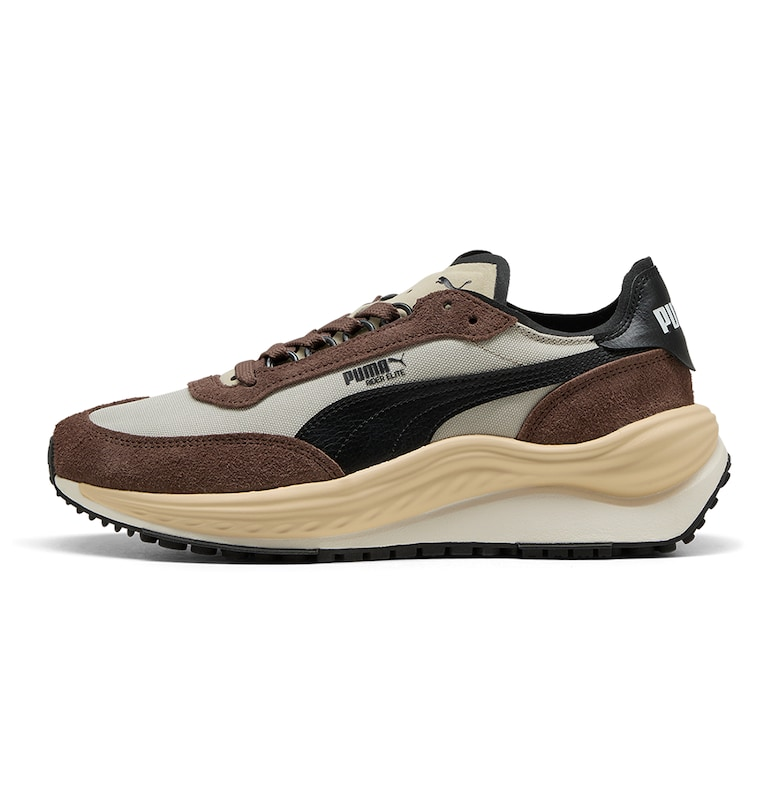 Спортни обувки Rider Elite Winter Desert с лого - Черен/Кафяв/Мръснобял Puma