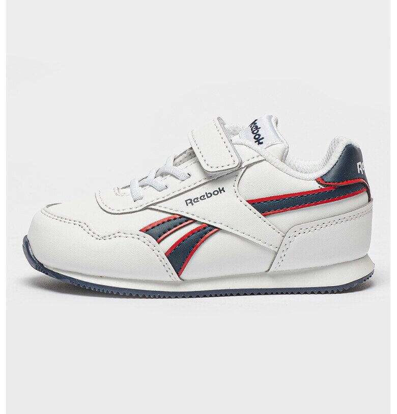 Спортни обувки Royal от еко кожа с велкро - Бял/Аленочервен/Тъмносин Reebok