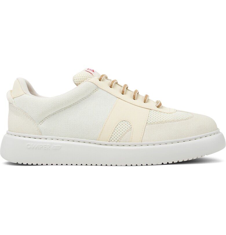 Спортни обувки Runner K21 с велур - Бял Camper