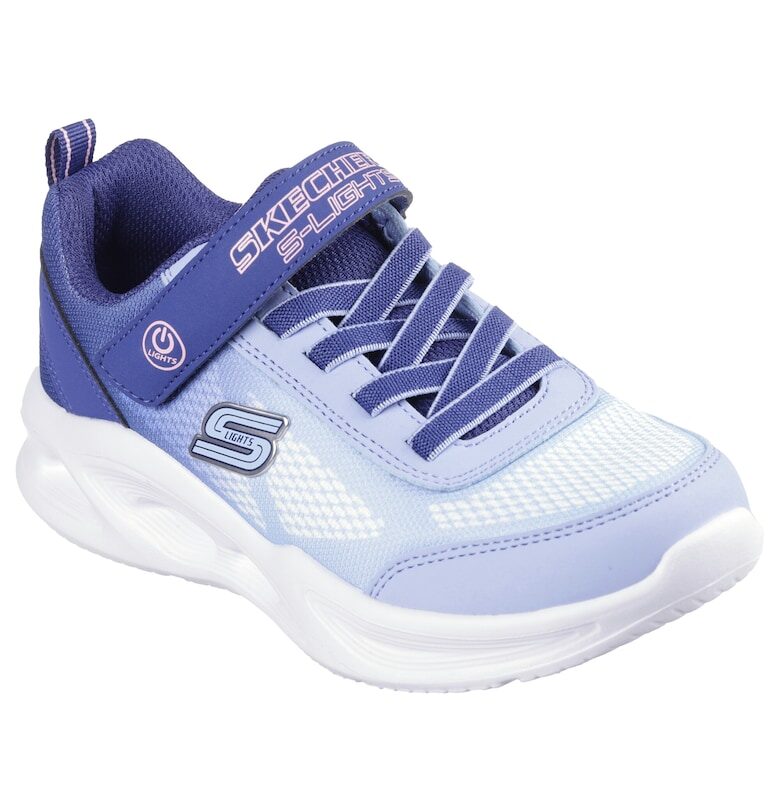 Спортни обувки S-Lights Sola Glow с LED светлини - Син Skechers