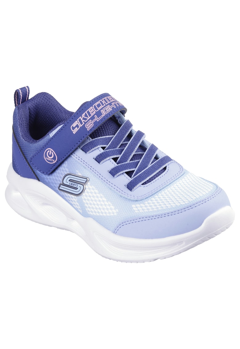 Спортни обувки S-Lights Sola Glow с LED светлини - Син Skechers