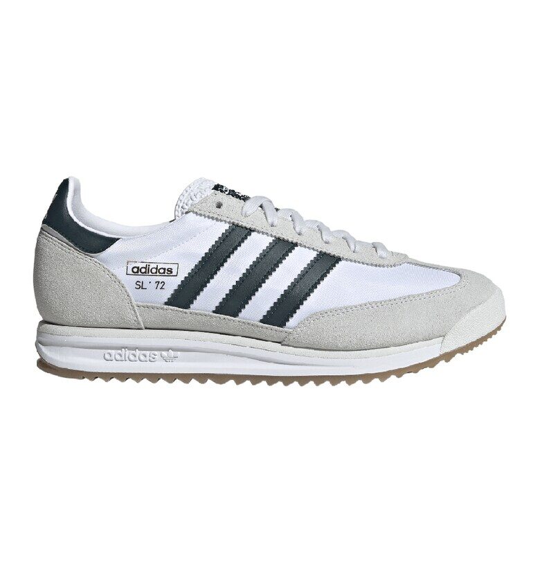 Спортни обувки SL 72 с велур - Светло сив/Тъмносин/Мръснобял adidas Originals