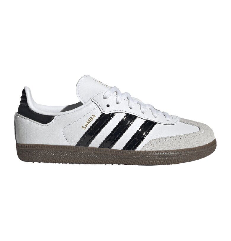 Спортни обувки Samba OG от кожа и велур - Черен/Светло сив/Бял adidas Originals