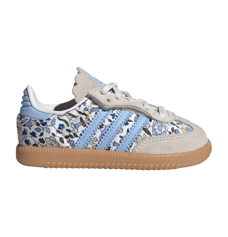 Спортни обувки Samba под глезена с шарка - Небесносин/Сиво-бежов adidas Originals