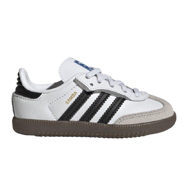 Спортни обувки Samba с велур - Бял/Черен/Сив adidas Originals