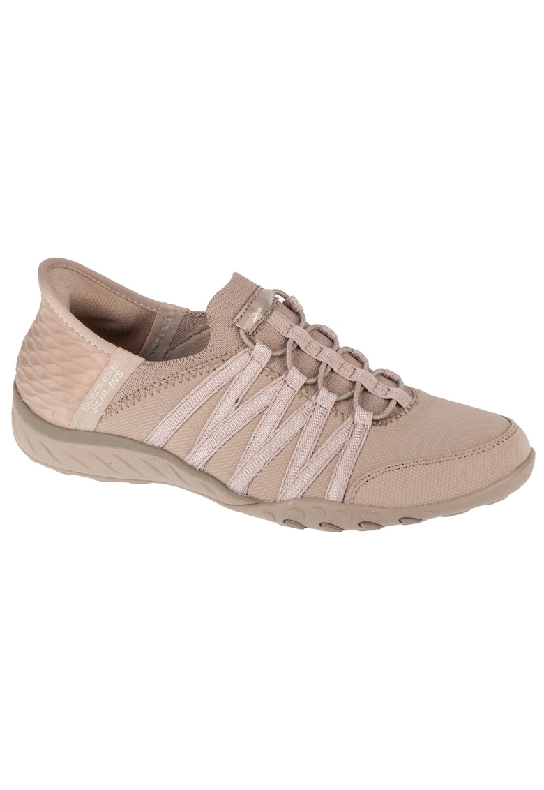 Спортни обувки Slip-ins: Breathe Easy - Roll With Me 100593 - Бежов Skechers