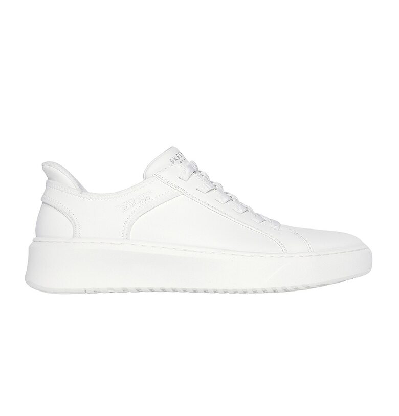 Спортни обувки Slip-ins от еко кожа - Бял Skechers