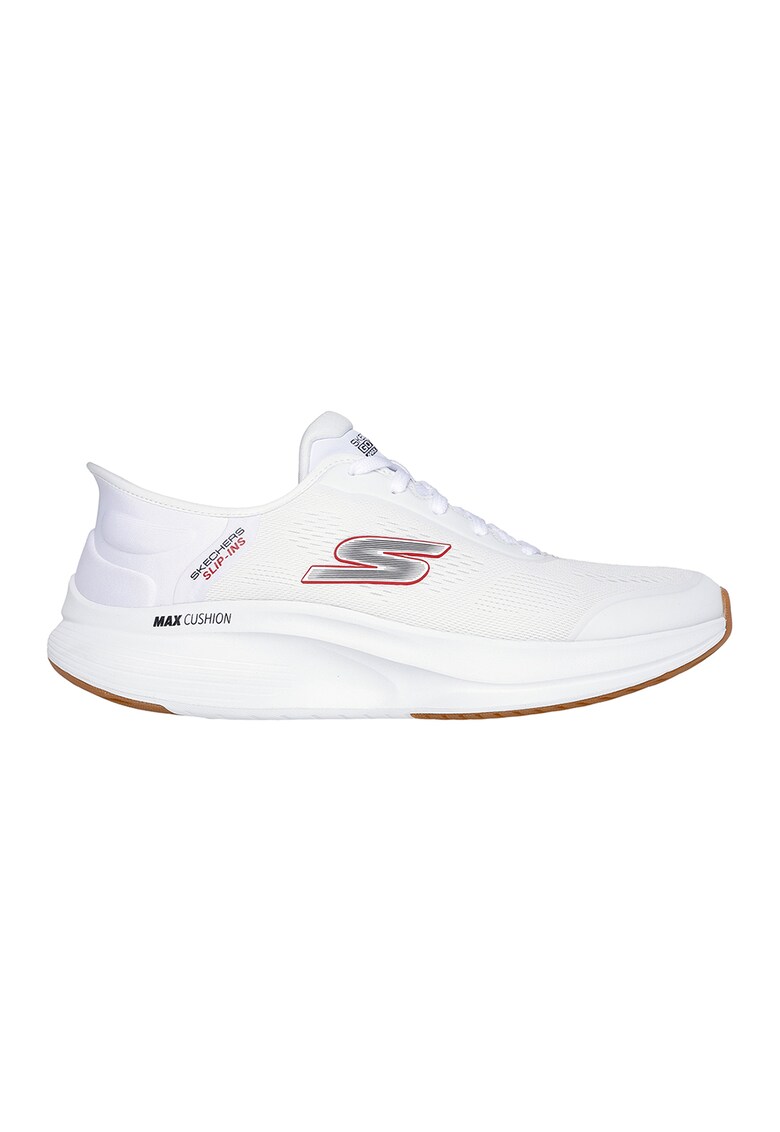 Спортни обувки Slip-ins™ от еко кожа - Бял Skechers