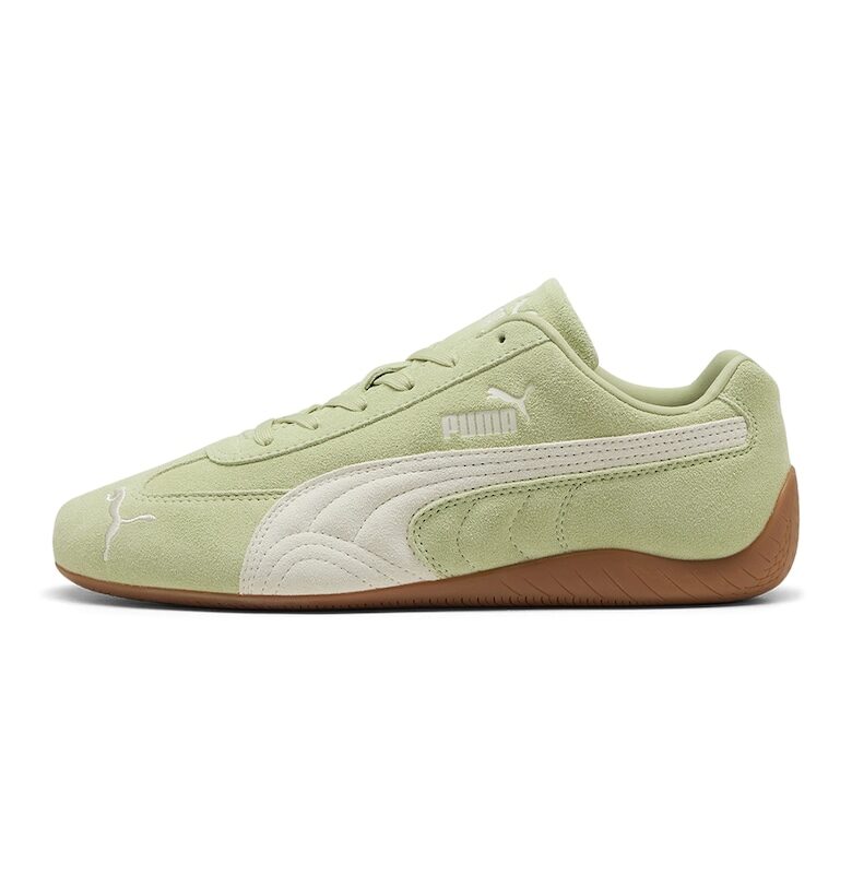 Спортни обувки Speedcat от велур - Шам фъстък зелено Puma