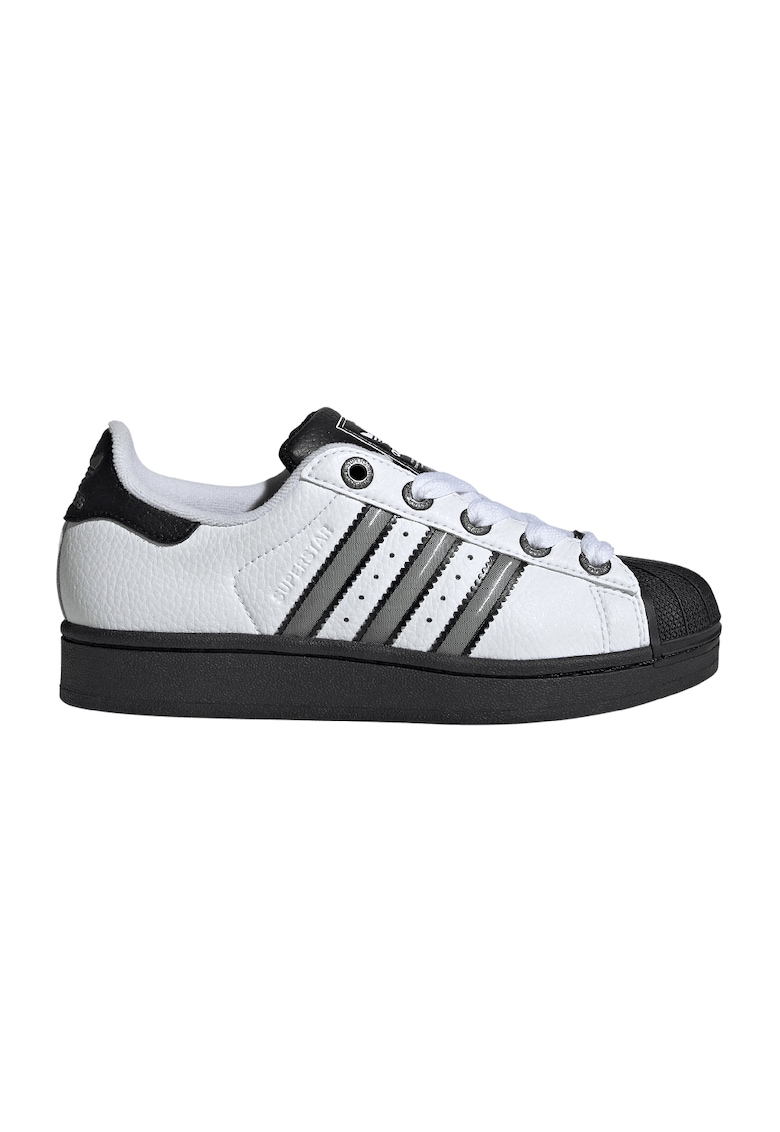 Спортни обувки Superstar II от еко кожа - Бял/Черен adidas Originals