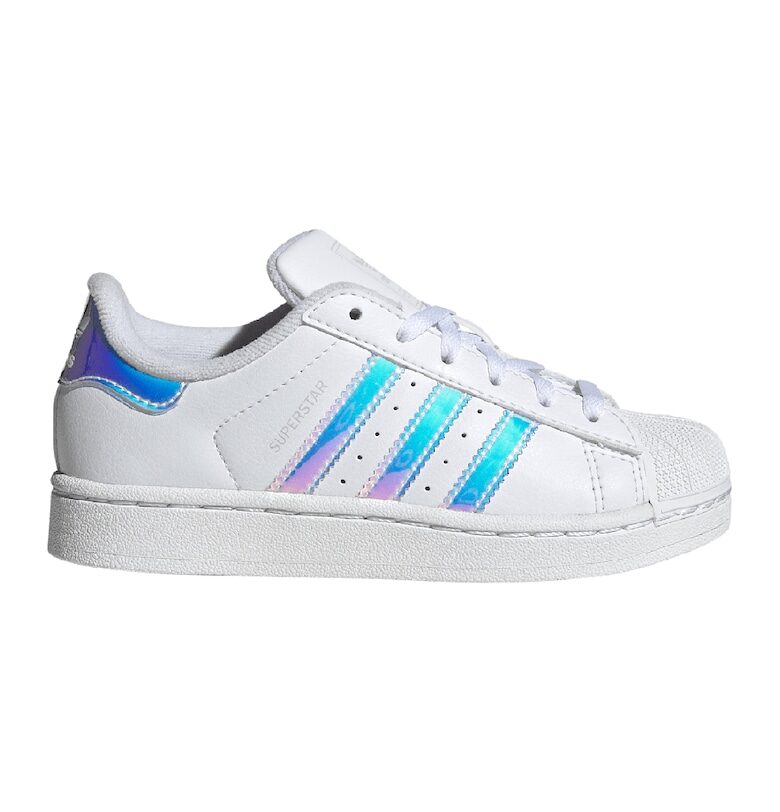 Спортни обувки Superstar II с холограмни детайли - Бял/Светлосин adidas Originals