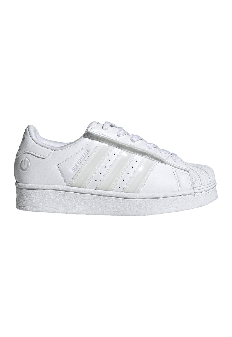 Спортни обувки Superstar от еко кожа с LED светлини - Мръснобял adidas Originals