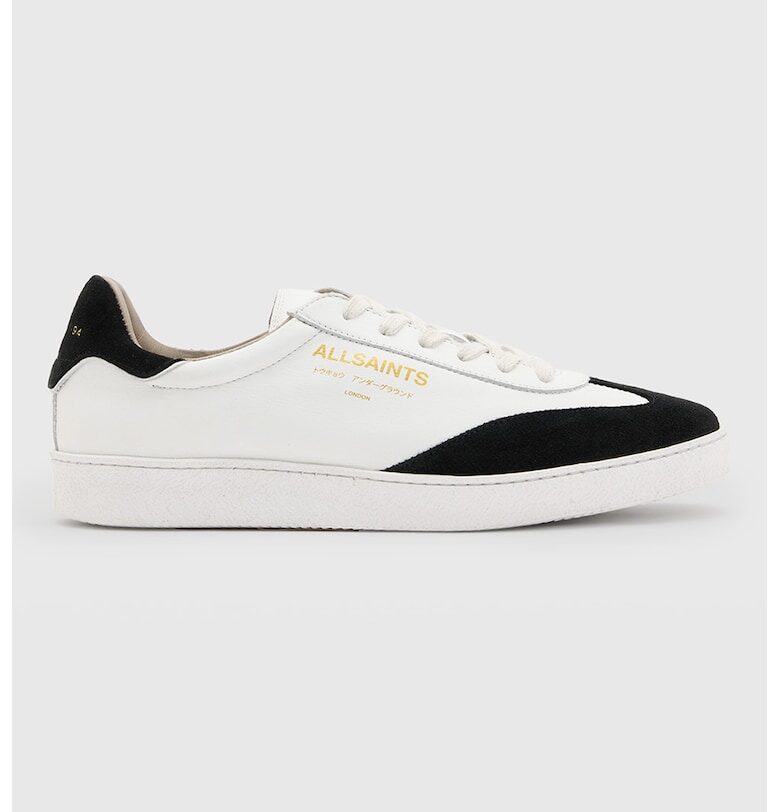 Спортни обувки Thelma от кожа и велур - Бял/Черен AllSaints