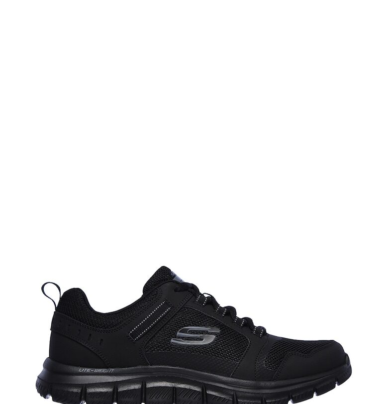 Спортни обувки Track-Knockhill с кожа Skechers