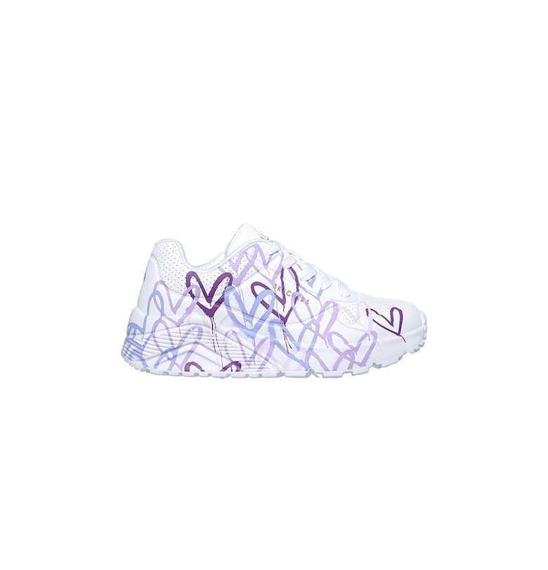 Спортни обувки  Uno Lite Spread The Love JR 314064L-WLPR - момичета - Бял Skechers