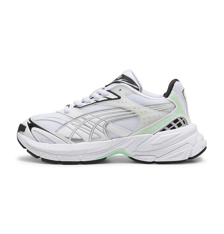 Спортни обувки Velophasis с мрежести зони - Бял/Черен/Ментово зелено Puma