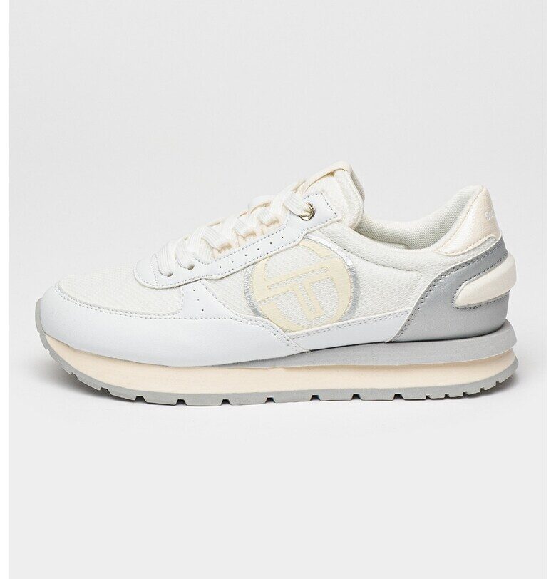 Спортни обувки Venezia от синтетика с мрежа - Бял/Сребрист Sergio Tacchini