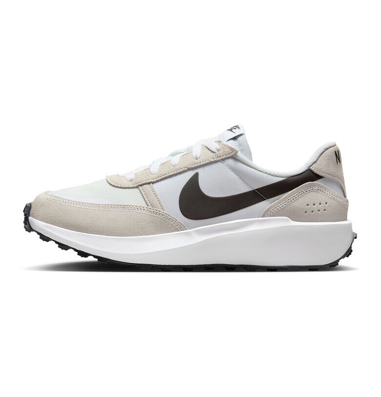 Спортни обувки Waffle Nav с велур - Бял/Сиво-бежов Nike