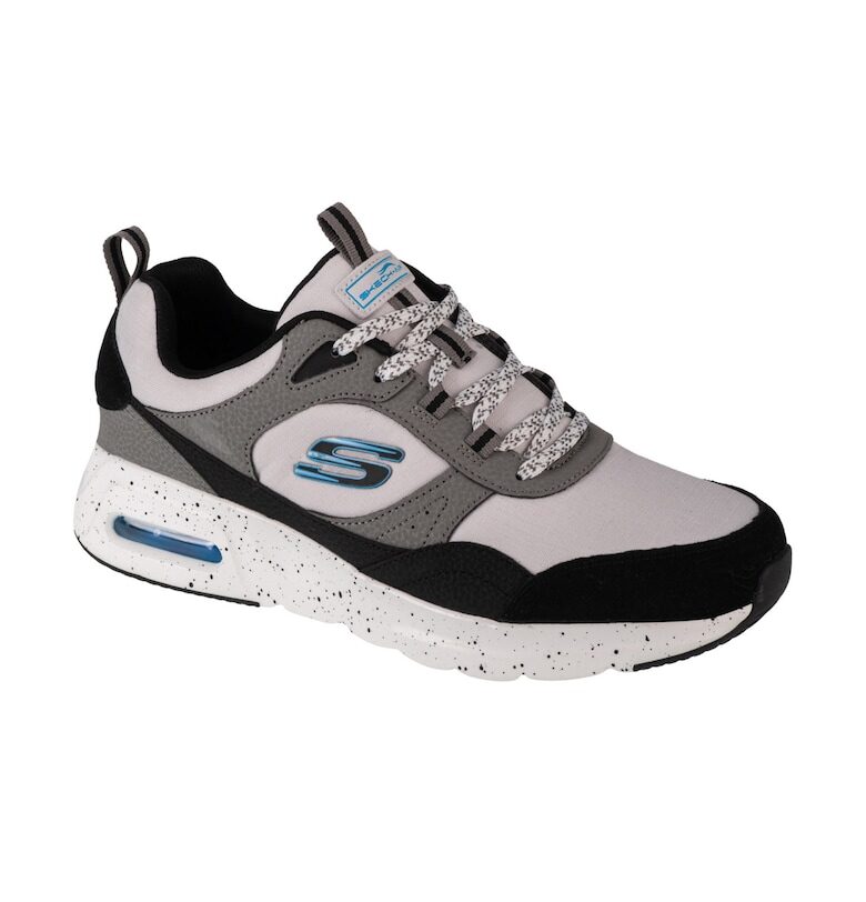 Спортни обувки Yatton с еко кожа - Сив Skechers