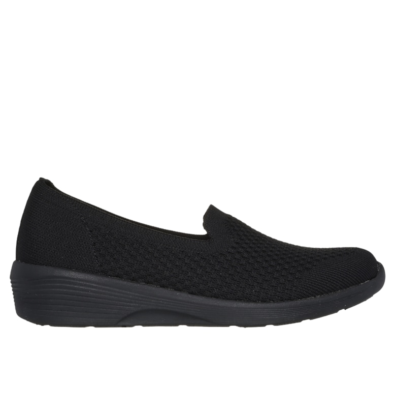 Спортни обувки - дамски -  ARYA-CLEAR SKIES 158761-BBK черни - текстил - Черен Skechers