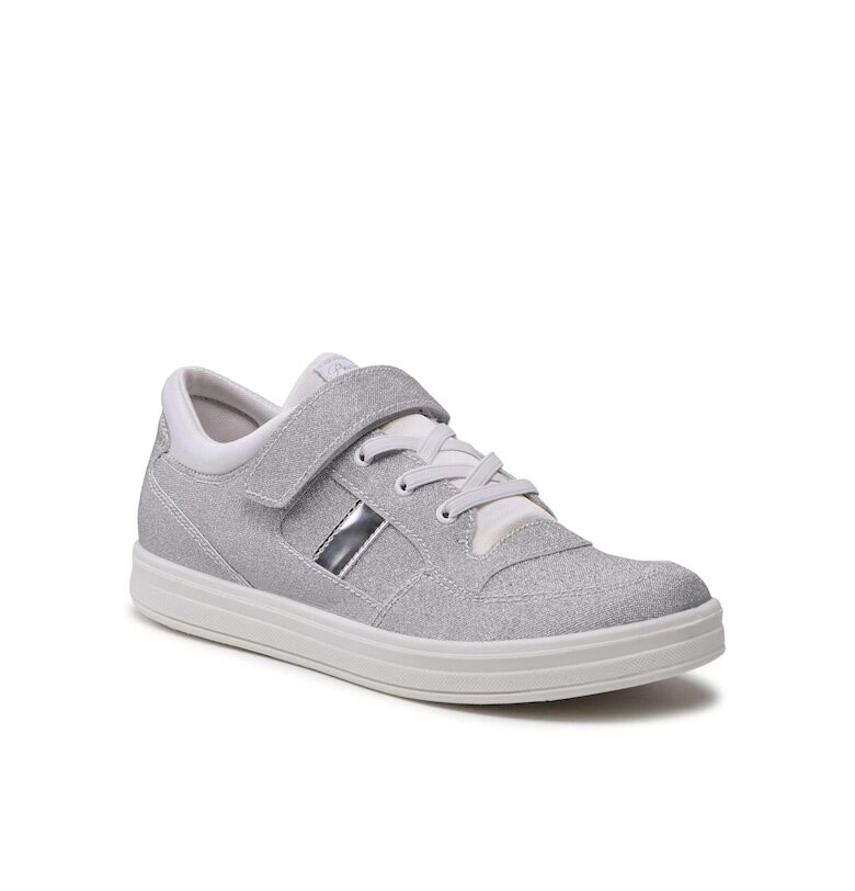 Спортни обувки за момиче -  302502158 - Еко кожа - Сребристи - Сребрист Primigi