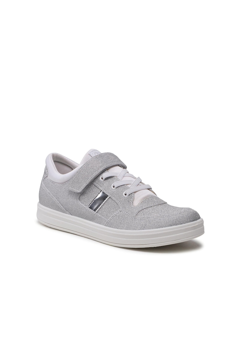 Спортни обувки за момиче - 302502158 - Еко кожа - Сребристи - Сребрист Primigi