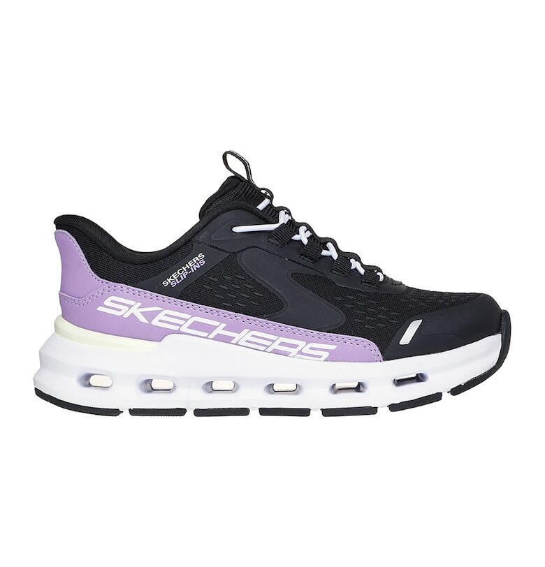 Спортни обувки за момичета  Glide Step Slip-Ins JR  - черни - Черен/Лилав/Бял Skechers