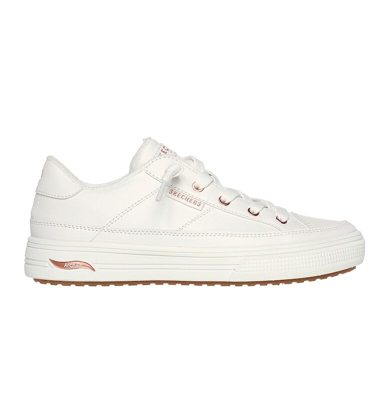 Спортни обувки от еко кожа - Бял Skechers