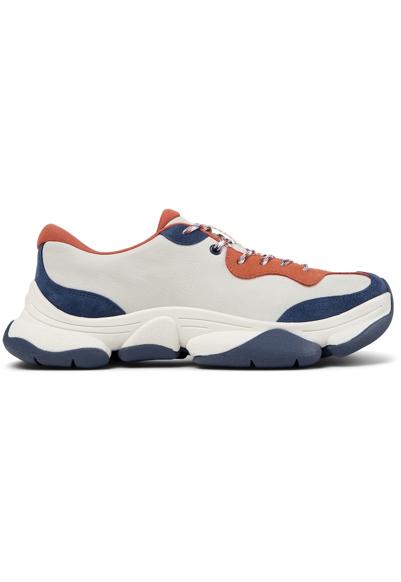 Спортни обувки от еко кожа - Бял/Син Camper