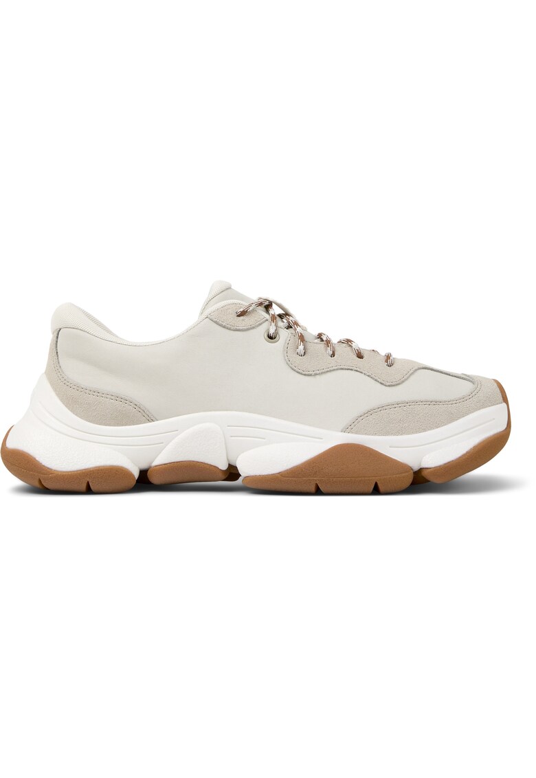 Спортни обувки от еко кожа - Светло сив Camper