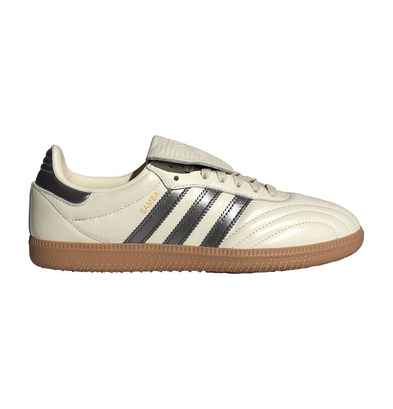 Спортни обувки от кожа Samba с контрасти - Черен/Крем adidas Originals