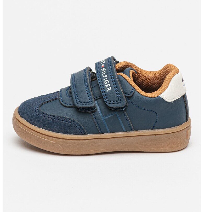 Спортни обувки с велкро - Карамел/Тъмносин Tommy Hilfiger