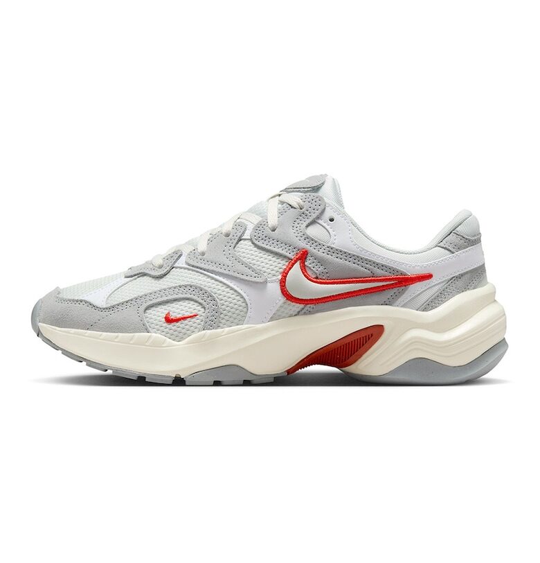 Спортни обувки с велур - Червен/Светло сив Nike