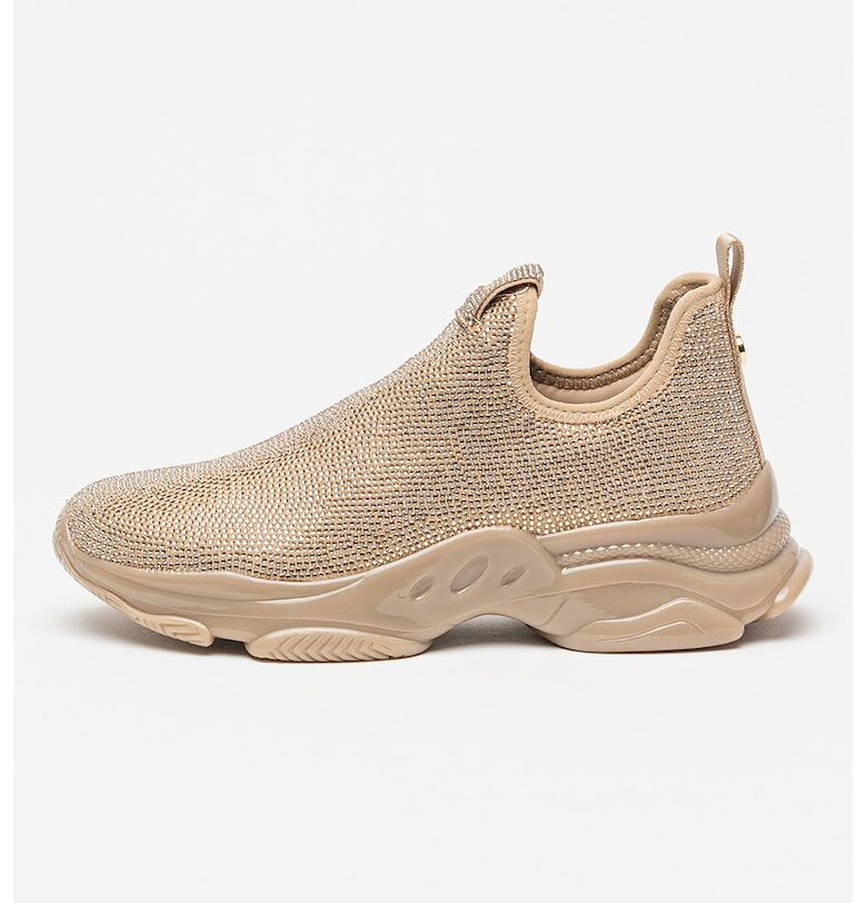 Спортни обувки с декоративни камъни - Златист/Бежов Steve Madden