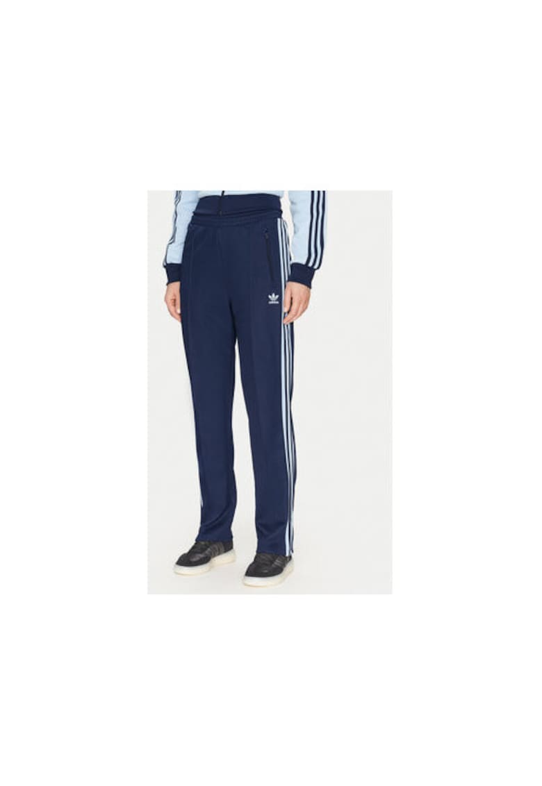 Спортни панталони с висока талия и лого slim fit лайфстайл adidas