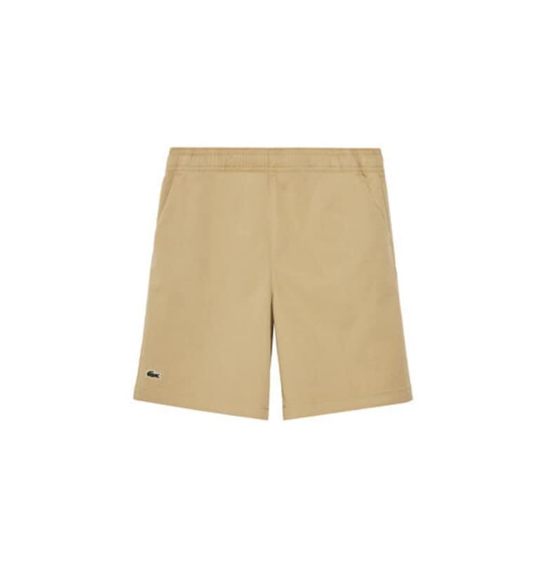 Спортни шорти  за момчета - FJ5242 - Памук - Бежов - Бежов Lacoste