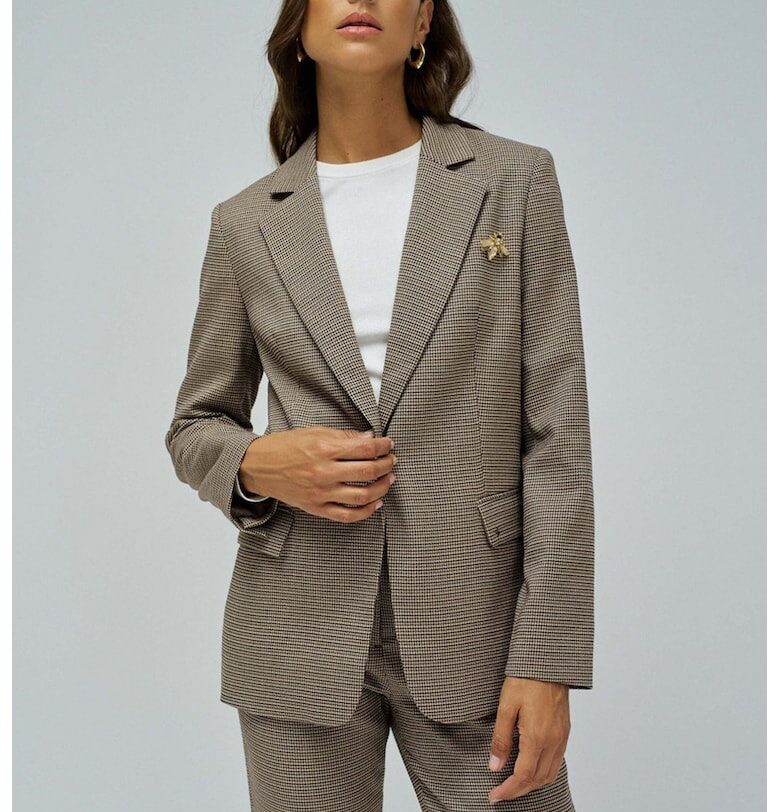 Спортно сако - Сиво-кафяв Salsa Jeans