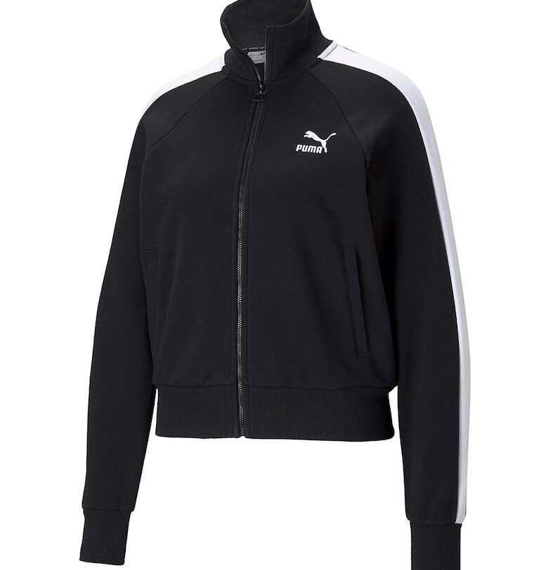Спортно яке Iconic T7 TR с рипсени краища - Черен Puma