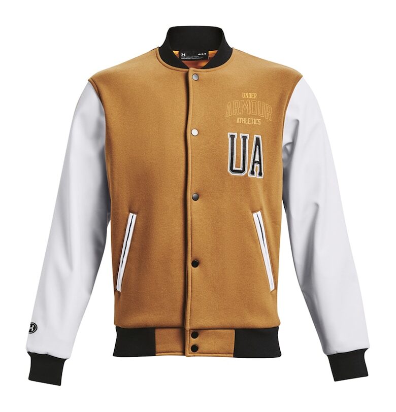 Спортно яке бомбър Originators с памук - Бял/Карамел Under Armour