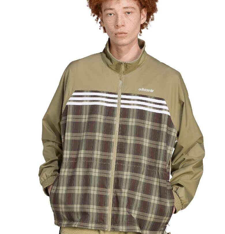 Спортно яке на каре - Каки adidas Originals